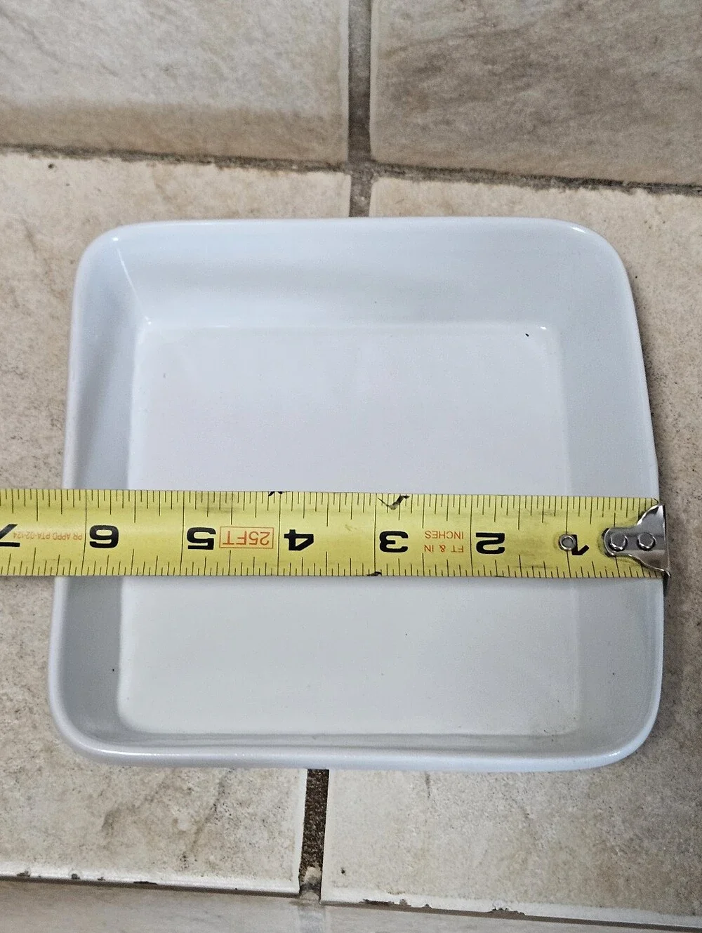 White square ceramic baking dish #baking #cooking
